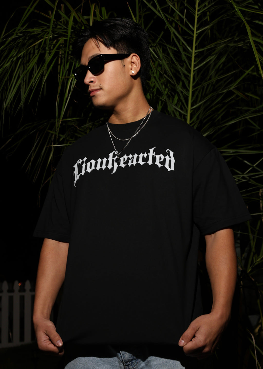 "Heart of a Lion" Premium Black Tee